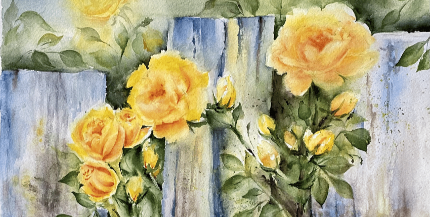 Watercolor painting cover